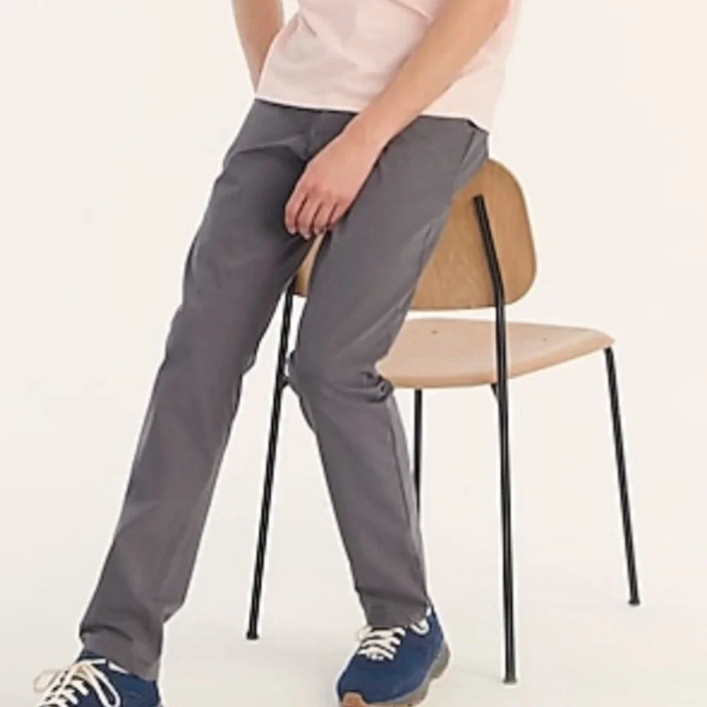 EUC Men's J. CREW 484‎ Slim-Fit Tech Pant Stretch Gray | Size W36 X L32